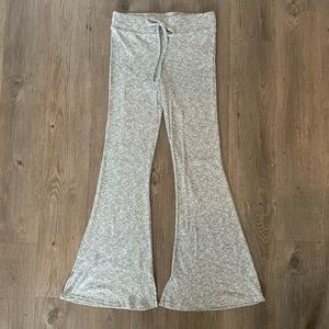 Milkway knitwear flared black and white pants